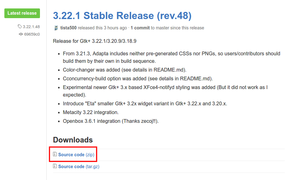 Save the download for the latest release